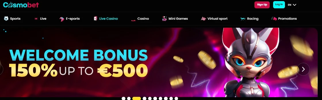 Cosmobet casino with no verification for NL