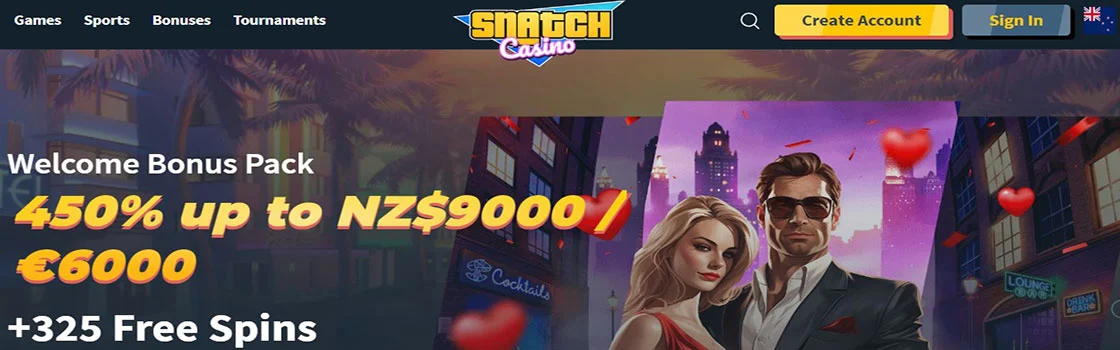 Snatch NZ casino with no verification